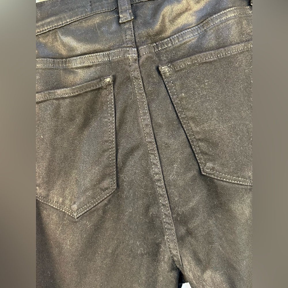 JOE’S Jeans Black Shimmery Pant - The Charlie High-Rise Skinny Ankle - Size 29